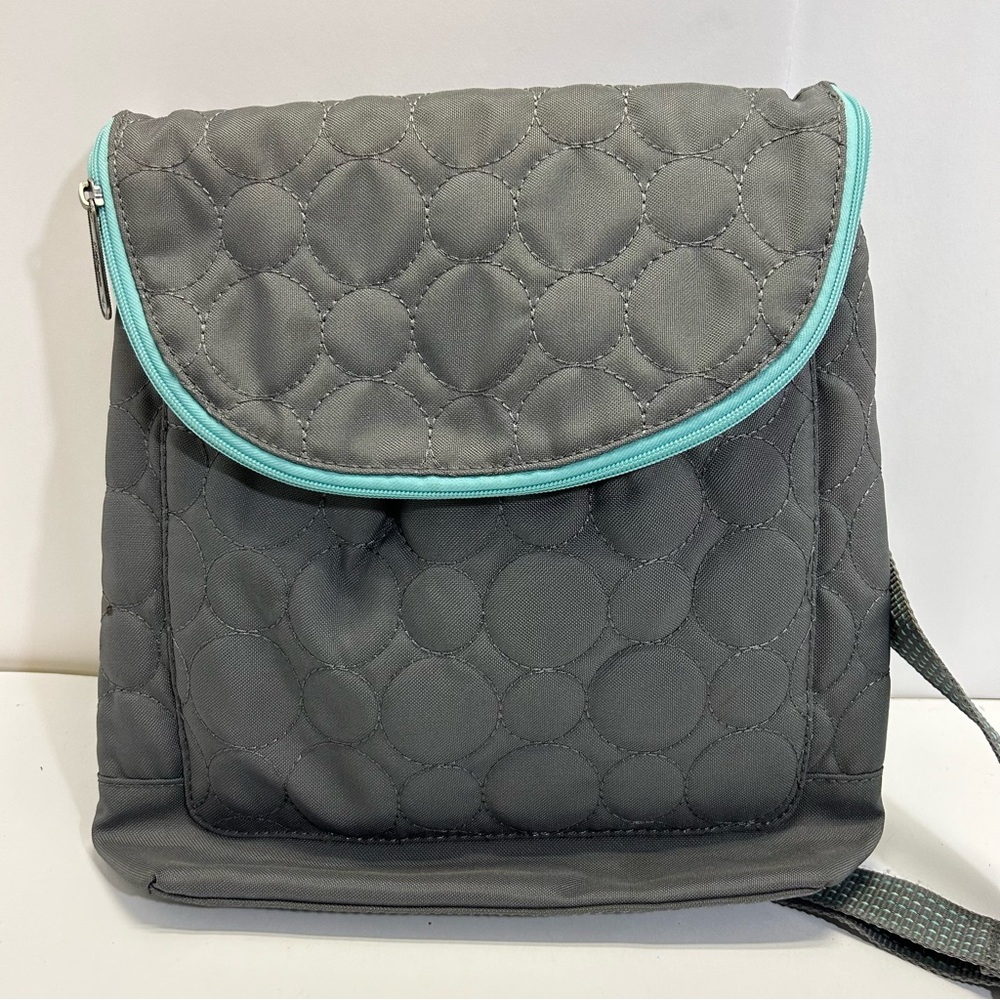 Thirty One Vary You Gray Bag Purse Crossbody Backpack Convertible travel